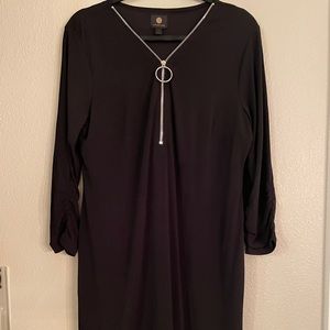 JM Collection - Black Dress - Size L